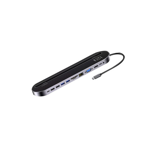 ROCK 12 In 1 Type-C 100W PD Fast Charge Docking Station with Stand