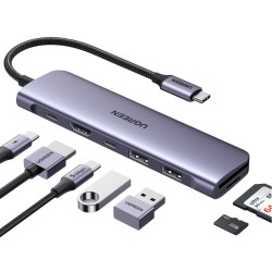UGREEN 7 IN 1 USB C TYPE C HUB CM195 (15214)