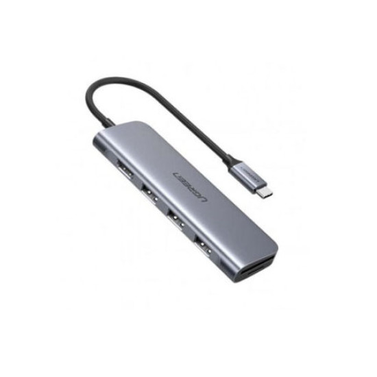 UGREEN USB-C 6IN1 MULTIFUNCTIONAL HUB-GREY 50771