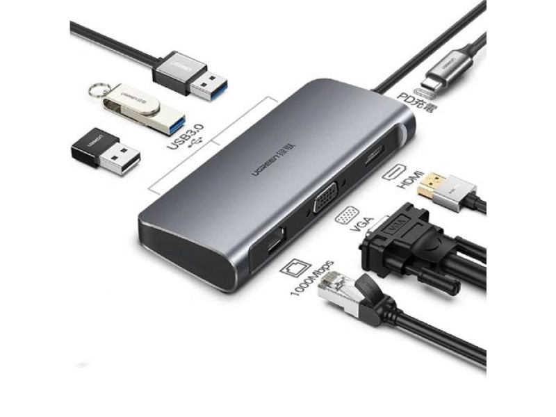 UGREEN 7-IN-1 USB-C MULTIFUNCTION HUB 60557