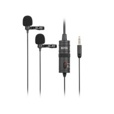 BOYA BY-M1DM Dual Omni-directional Lavalier Mic
