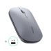 UGREEN MU001 2.4GHz WIRELESS & BLUETOOTH MUTE MOUSE WITH 4000DPI GRAY
