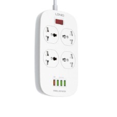 LDNIO SC4407 4 POWER SOCKET + 4 USB MULTIPLUG