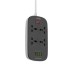 LDNIO SC4407 4 POWER SOCKET + 4 USB MULTIPLUG
