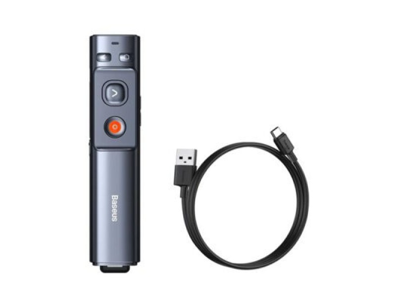 BASEUS ORANGE DOT WIRELESS PRESENTER (GREEN LASER) WKCD010013