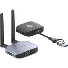 HAGIBIS G11W 1080P 60Hz Wireless HDMI Transmitter & Receiver Extender 50m with USB-A/USB-C