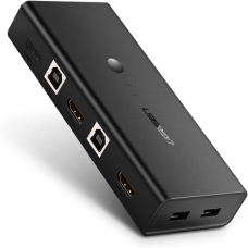 UGREEN CM607 (90809) 2-Port HDMI KVM Switch