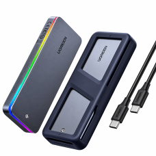 UGREEN CM777 (25665) M.2 NVMe/SATA SSD Enclosure – 20Gbps