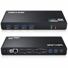 WAVLINK WL-UG69DK1 USB-C Dual 4K DisplayLink Docking Station