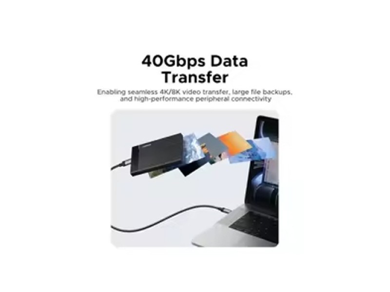 Ugreen L705 USB 4.0 GEN3 8k 60Hz PD3.1 Video  Cable 1M