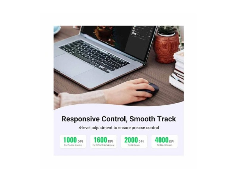 Ugreen MU001 Bluetooth Wireless Dual Mode Mouse