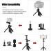 IEDiSTAR DX-06 Portable Vlog Selfie Stick Extension Pole With Tabletop Tripod Function With Foldable Phone Holder