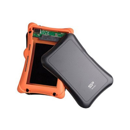 Silicon Power ARMOR A30 Enclosure 2.5 inch USB 3.1 Black External HDD/SSD Case