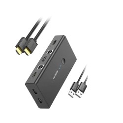 UGREEN 90478 HDMI 2 IN 1 OUT KVM SWITCH