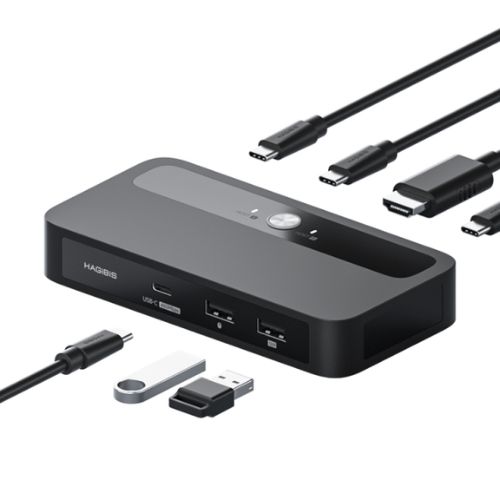 Hagibis USB-C KVM Switch Hub BV234B