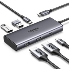 UGREEN 6 IN 1 USB C DOCKING STATION CM498 (15852)