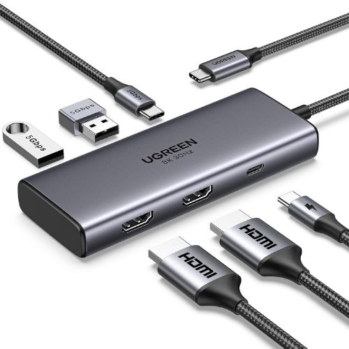 UGREEN 6 IN 1 USB C DOCKING STATION CM498 (15852)
