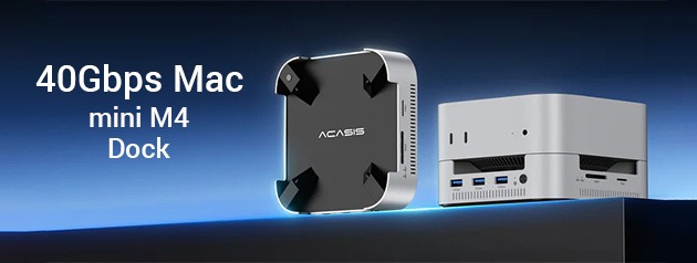 AAcasis 40Gbps Mac mini M4 Dock